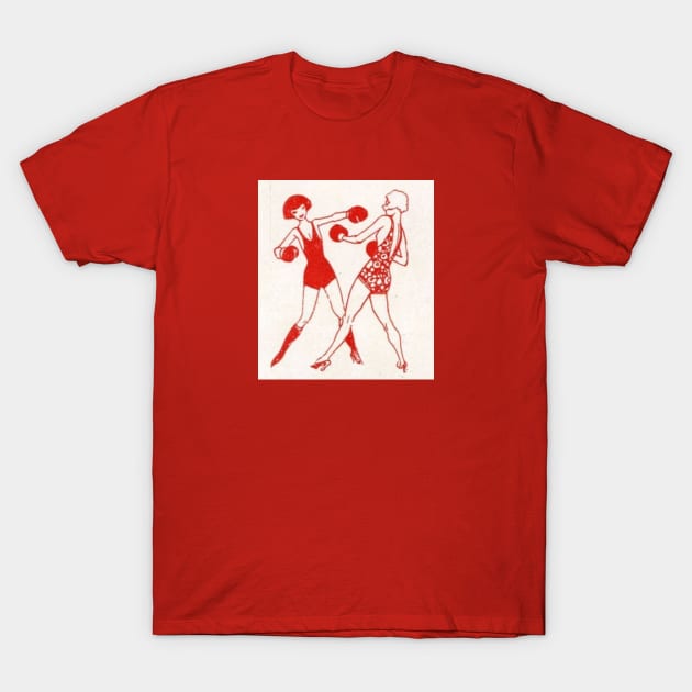 Lady boxing T-Shirt by Gourmet comics